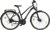Ghost square 28 inch xs dames 27v zwart grijs