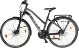 Ghost square 28 inch xs dames 27v zwart grijs