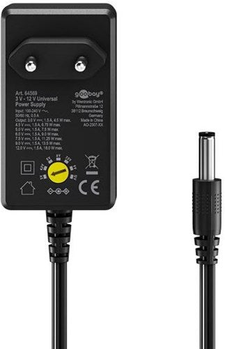 Enzo goobay netvoeding 1500ma 18w gestabiliseerd - 7795514
