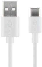 Enzo goobay usb-c laadkabel 1m wit - 9550305