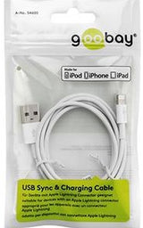 Enzo goobay usb-lightning laadkabel 1m wit - 9550380