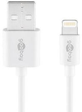 Enzo goobay usb-lightning laadkabel 1m wit - 9550380