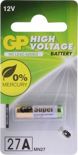 Gp 27a batterij alkaline 27a mn27 12 v super 1-blister
