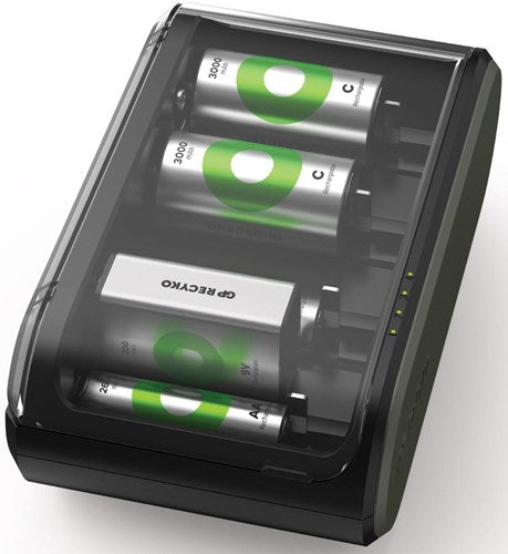 Gp batterijlader usb universeel - zonder batterijen - 3503079