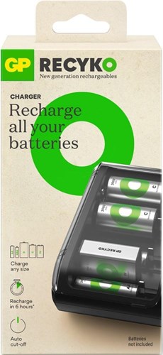 Gp batterijlader usb universeel - zonder batterijen - 3503079