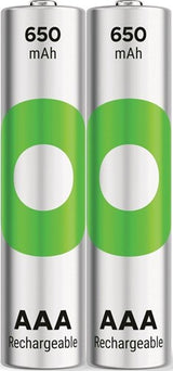 Gp nimh oplaadbare batterij aaa 650ma phone blister(2) - 3311400