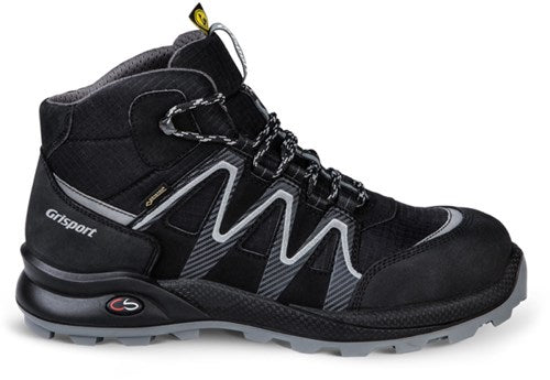 Grisport safety cross gtx line 33663 hoog s3 esd | zwart zilver | maat 42 - 00.049.014.42