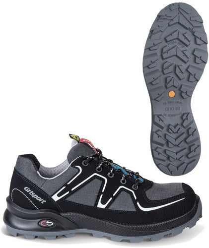 Grisport safety cross safety ariel 33601 dames laag s3 grijs zilver - maat 37 - 00.049.006.37