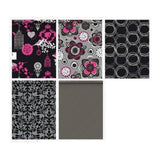 Cadeaupapier zwart wit rol 200x70cm