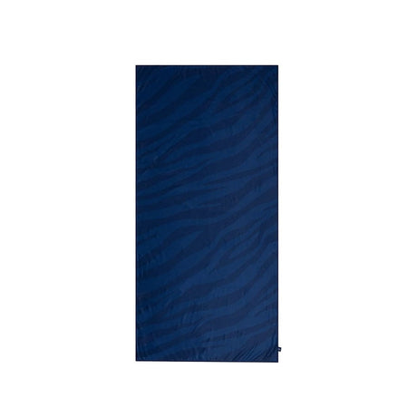 Vibrant stripes | blauwe microvezel handdoek 135 x 65 cm