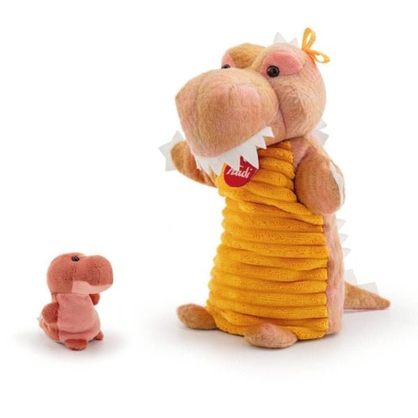 Handpuppen -Dinosaurier mit Baby 25 cm