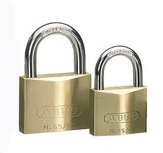 Abus Messing Padlock 65 20mm - Gold - Schlëssel Lock - 20mm - 3Cm