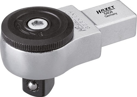 Hazet insteek-omschakelratel 6404 · 14 x 18 mm insteekvierkant massief · 1 2 inch (12,5 mm) vierkant massief · lengte: 70,5 mm