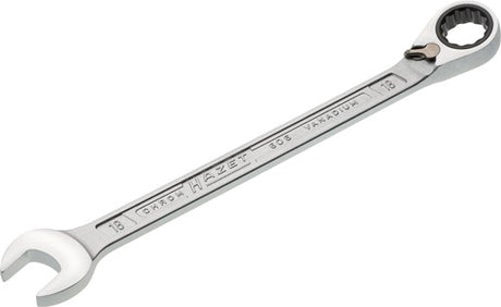 Hazet ratelringsteeksleutel 606-18 · buitentwaalfkant tractieprofiel · sw 18 mm