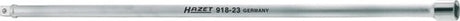 Hazet verlengstuk 918-23 · 1 2 inch (12,5 mm) vierkant hol · 1 2 inch (12,5 mm) vierkant massief · lengte: 575 mm