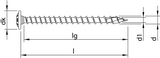Heco -topix-plus 10,0 x 100, tk, t40, vd, vz; 50 st - hc61483