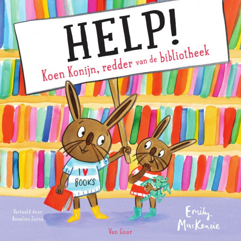 Van goor help! koen konijn, redder van de bibliotheek