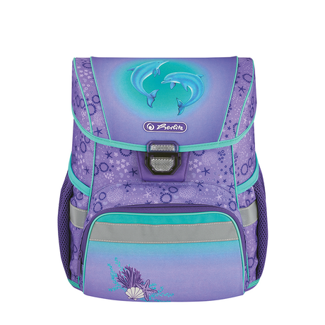 Abi herlitz schooltas loop plus dolphins 4-delig