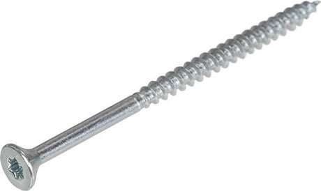 Hoenderdaal fasteners hoenderdaal spaanplaatschroef verzinkt platkop deeldraad torx tx25 5.0x100 60 | 200 stuks - 0206.01.42601