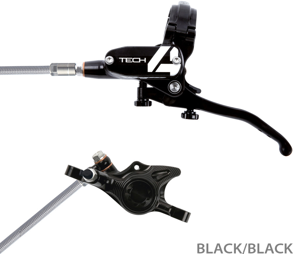 Hope tech 4 x2 steel braided disc brake - lever left