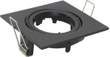 Enzo hope inbouwspot 50mm verstelbaar vierkant mat zwart - 5013203