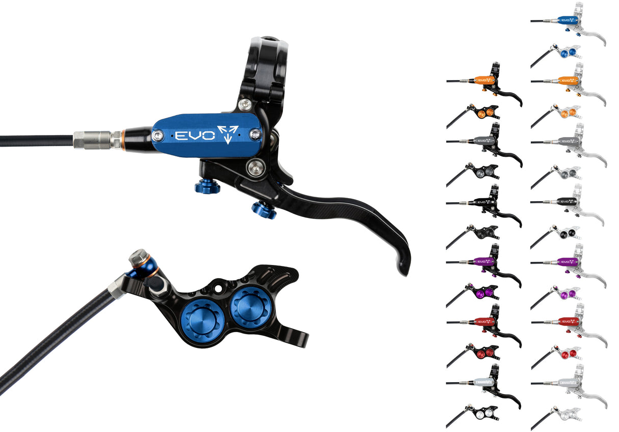 Hope evo gr4 disc brake - lever left | black red