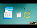 Shimano IceEtoolz 67R3 Guida al cavo con magnete per transito interno