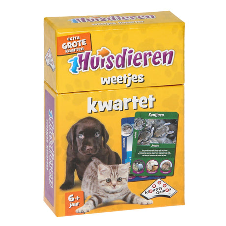 Identity games idgames weetjes kwartet huisdieren