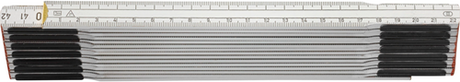Hultafors duimstok p600 3m | wit - hu106729