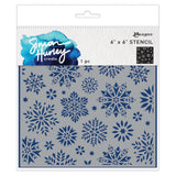 Ranger ink ranger • simon hurley create. stencil dazzling snowflakes