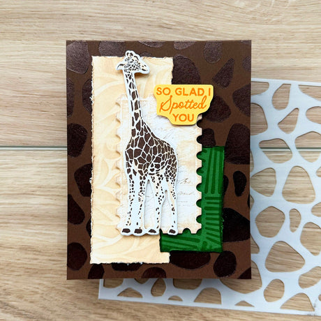 Ranger ink ranger • simon hurley create. stencils animal prints 2pcs