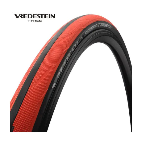 Vredestein buitenband 28 700x23c 23-622 sport vouw fiammante duocomp zwart rood