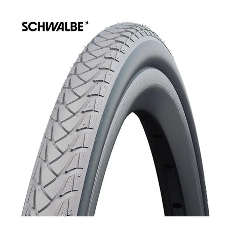 Schwalbe 24x1.00 (25-540) marathon plus rolstoel perf. grijs-zwart draad 10282540.01