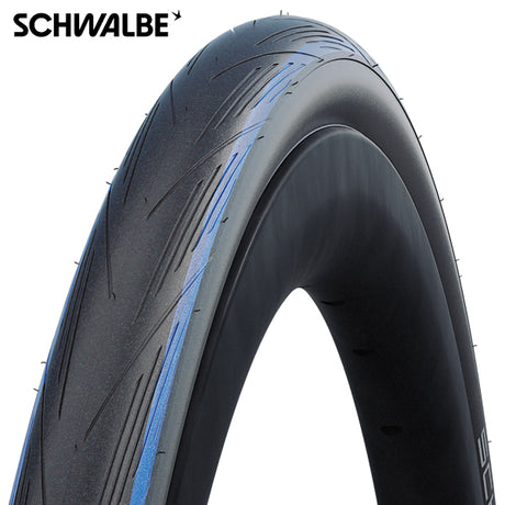 Vouwband Schwalbe Lugano 2 K-Guard 28 x 1.00 25-622 mm - zwart met blauwe strepen