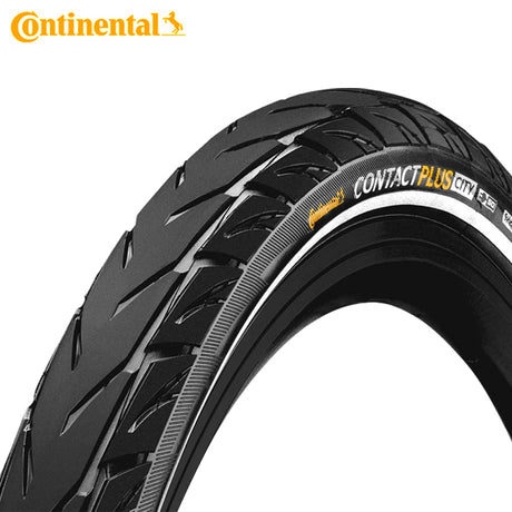 Continental buitenband contact plus city 37-622 (28x1.40) zwart reflex
