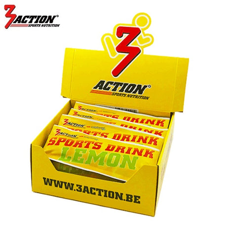 3action sport drink lemon sachets 30 gram (doos 25 st) 1202000001
