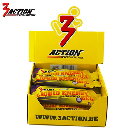 3action liquid energy gel blackcurrant 55 ml (doos 15 st) 1202020011