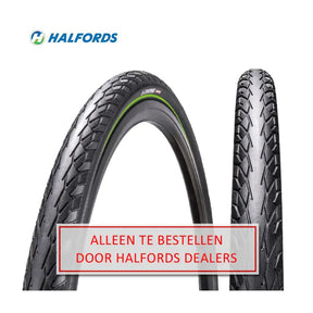 Halfords 28x1 1 2 (40-635) anti-lek zwart reflex draad 311033