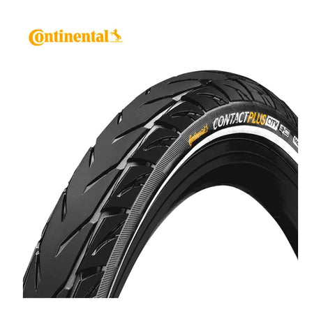 Continental buitenband contact plus city 47-622 (28x1.75) zwart reflex