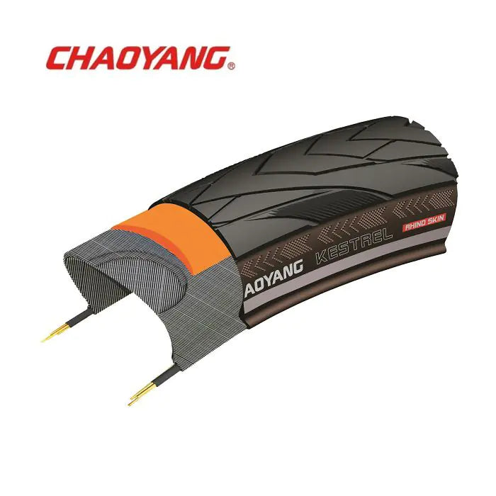 Chaoyang 26x1.75 (47-559) kestrel zwart reflex draad met 5 mm anti-lek w208094