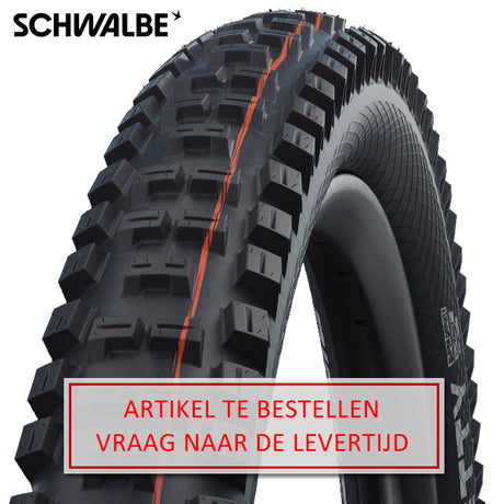 Vouwband Schwalbe Big Betty Super Gravity 29 x 2.40 62-622 mm - zwart