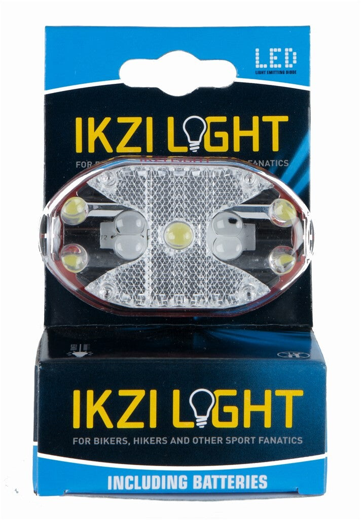 Ikzi Light Headlight Ovale 5 LED Batterie de direction Bend