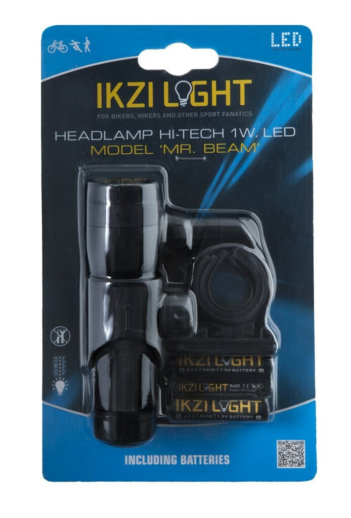 Ikzi Light Scheinwerfer Mr Beam 1W LED -Batteriestern Biegung