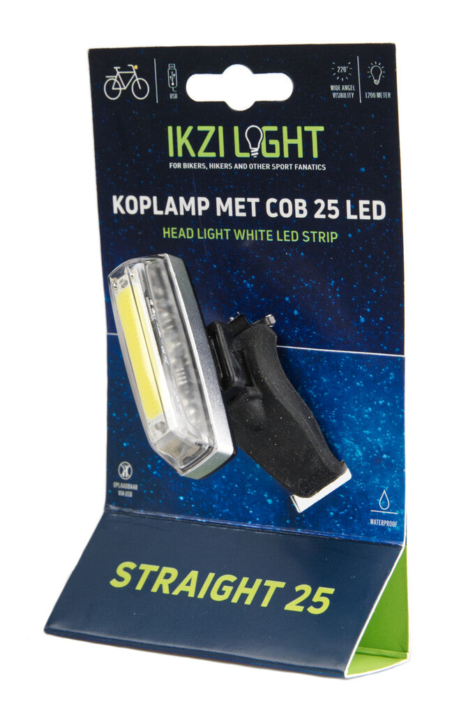 Strip a la luz delantera Ikzi-Light Straight25 LED + USB