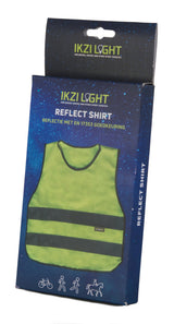 Ikzi light reflète la chemise xs geel de sécurité gest kids