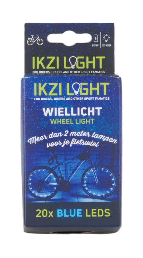 Wielverlichting IKZI voor 2 wielen - blauwe leds