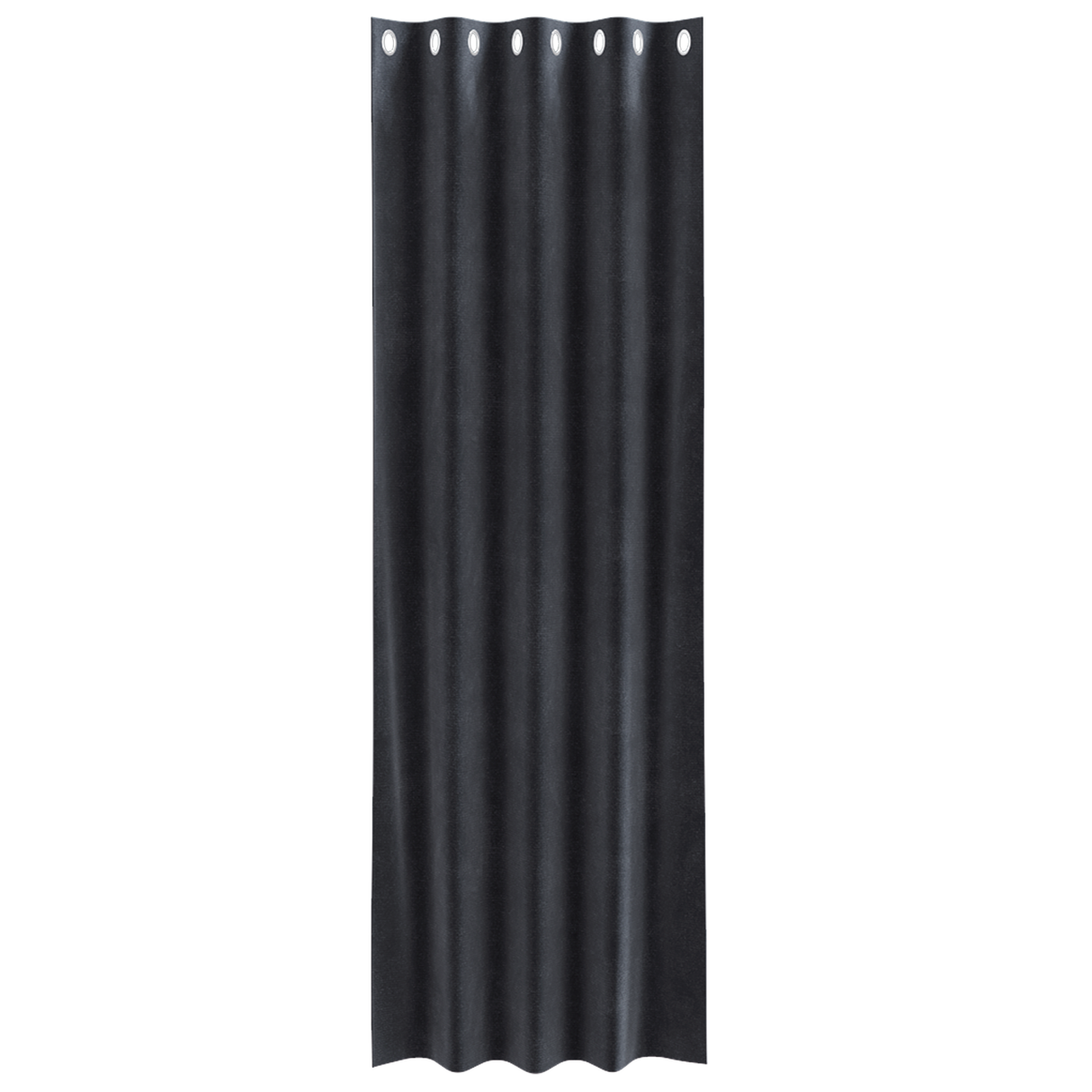 Vidaxl verduisterende gordijnen 2 pcs donkergrijs 140 x 245 cm fluweel