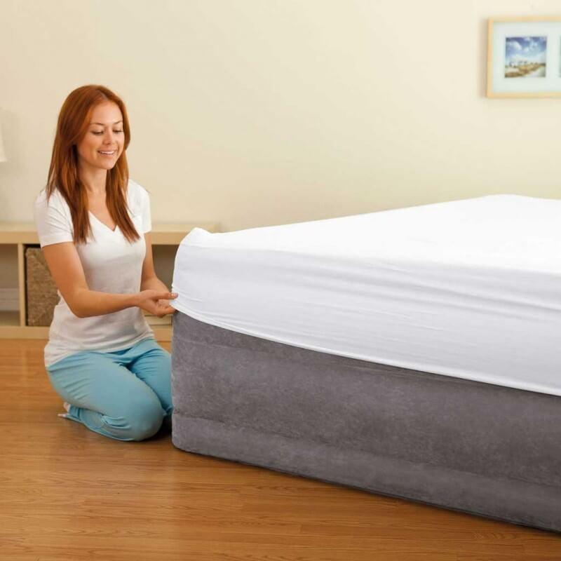 Aerorest fitted sheet for single air bed