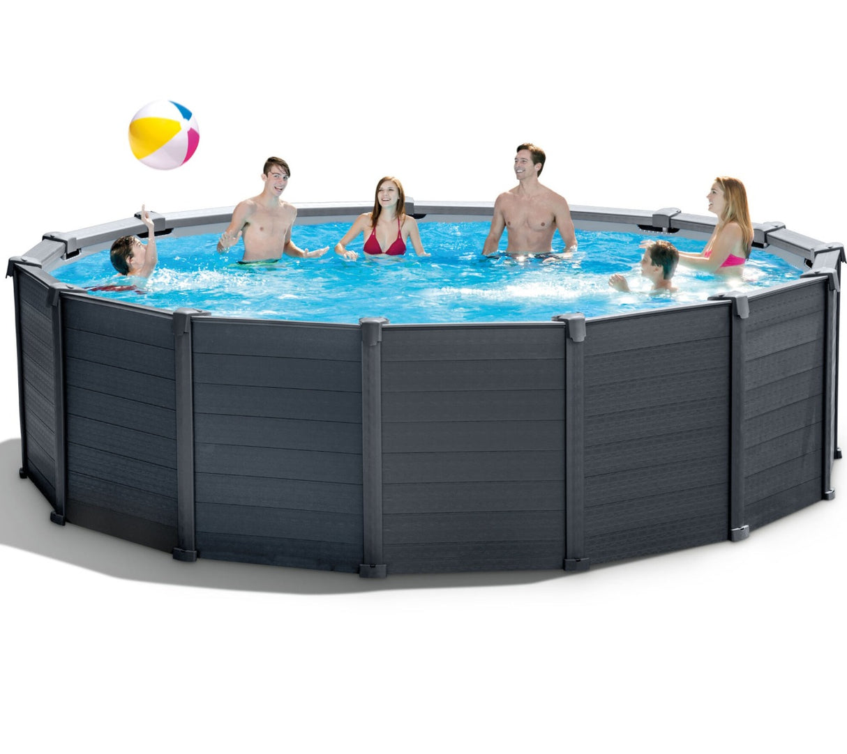 Intex Graphite Panel Swimming pool 478 x 124 cm