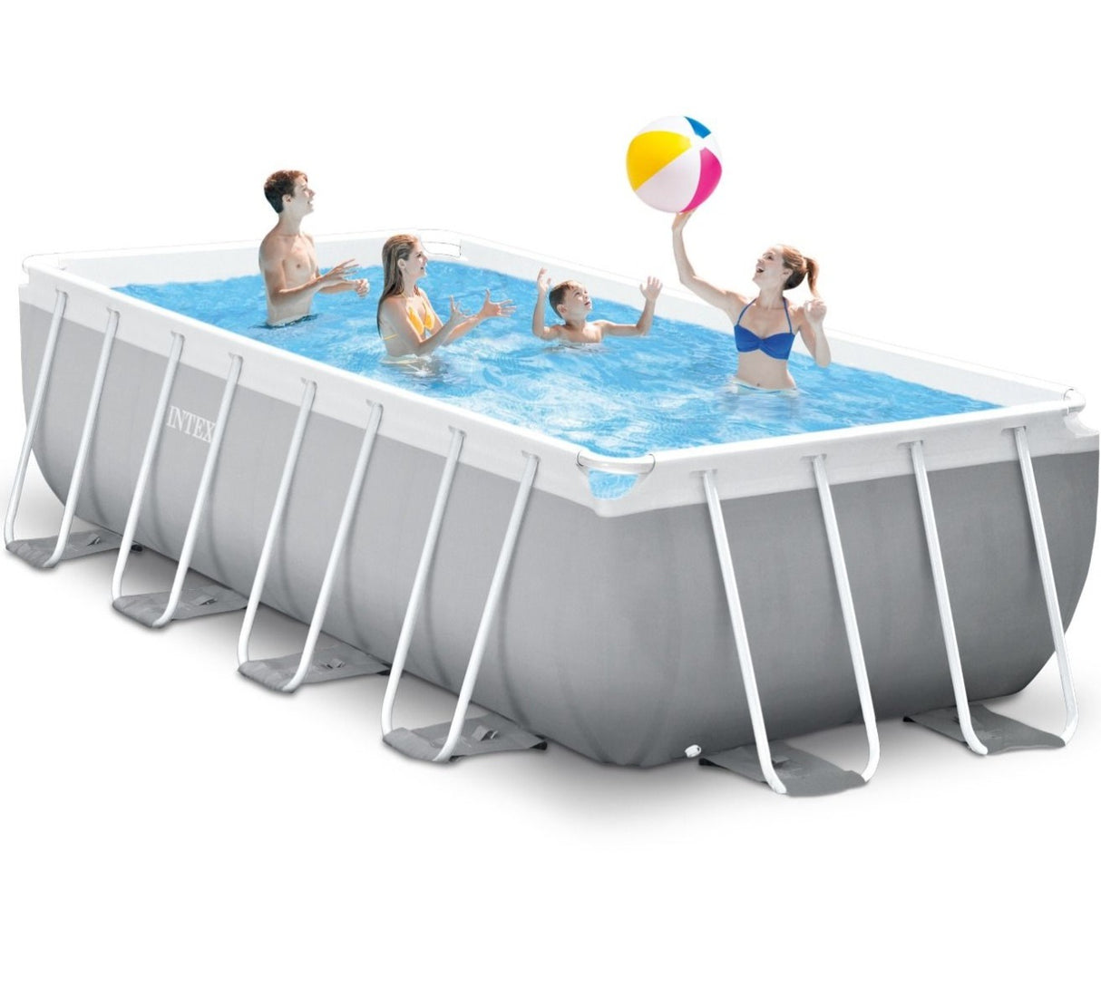 Piscina telaio di prisma intex 488 x 244 x 107 cm piscina rettangolare